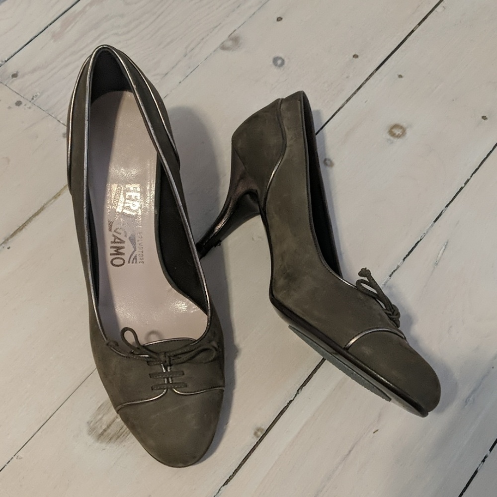 Authentic Salvatore Ferragamo Kitten Heels